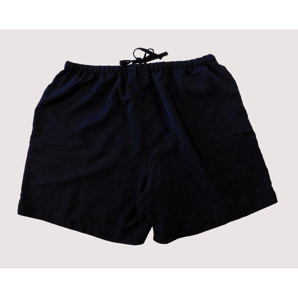 Caribbean Joe Shorts Womens 2X Navy Blue Drawstring Vacation Beachwear Rayon - Picture 5 of 7